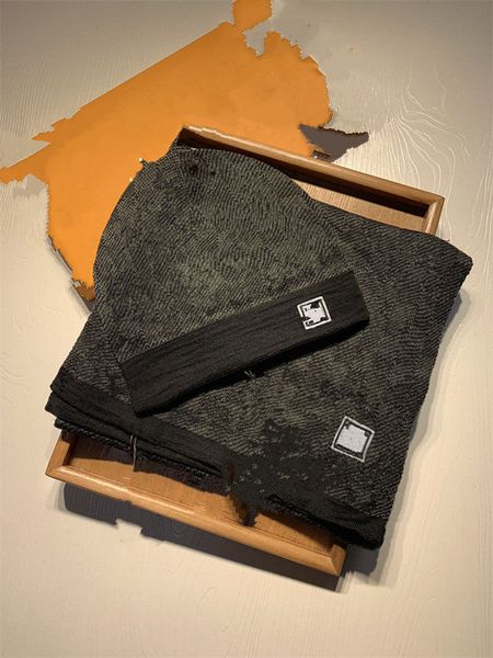 

2022 pashmina women men knitted scarf set winter warm hats and scarves beanie hat, Blue;gray