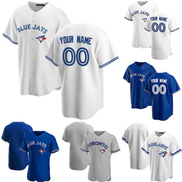 

2023 custom jersey mens women youth toronto''blue jays''38 robbie ray 14 tanner roark 68 romano 99 jin hyun ryu baseball, Blue;black