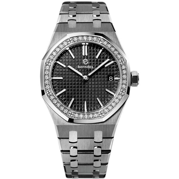

designer couple watches fashion watches diving super glow-in-the-dark, Slivery;brown