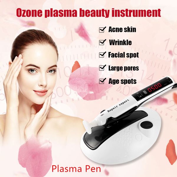 

fibroblast laser portable plasma pen eyelid lifting ozone plasmapen anti wrinkle skin care tightening spot mole remover beauty machine, Black