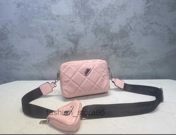 

women bag shoulder crossbody disco camera bags triangle pack thread leather designer 2 piece s o6vr 1vtu