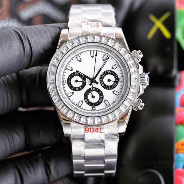 

multi-function gift watches diamond watches mens wristwatches automatic mechanical watch life waterproof design folding wrist band orologi d, Slivery;brown