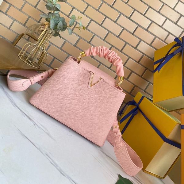 

new tote autumn/winter single-shoulder cross-body bag with pleated handle