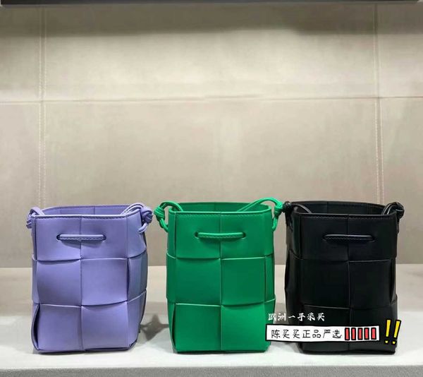 

designer bags leather bottegas bag woven venetas mini woven drawstring bucket bag original quality luxury handbag x8zj