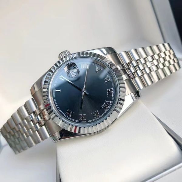 

luxury watch women watches men aaa quality precision durability automatic movement stainless steel watchs waterproof montre 41mm sapphire wr, Slivery;brown