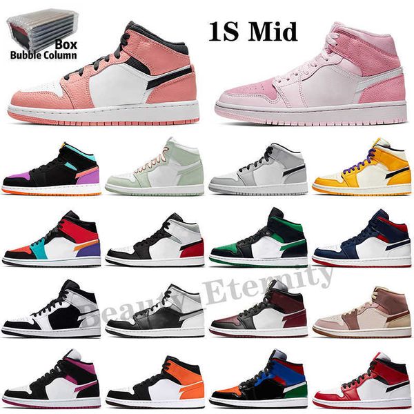 

women mens 1s basketball shoes 1 high og patent bred stage haze element light bone rebellionaire university blue nrg igloo, Black