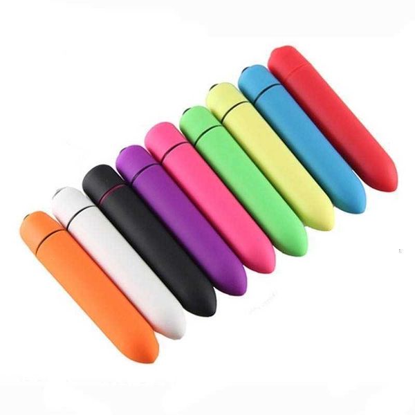 

sscc toy toys massagers strong shock 10 frequency long bullet vibration mini av massage stick egg jumping fun products