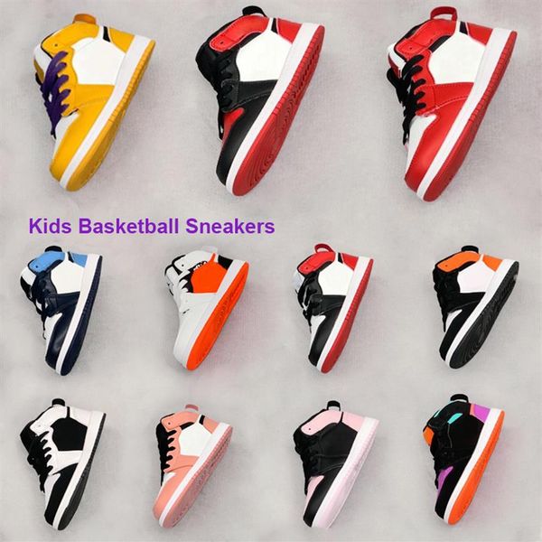 

yellow boy girls mid cut purple pherspective lakerss little kids basketball shoes shattered backboard j1s mid infants ji chicago3231, Black