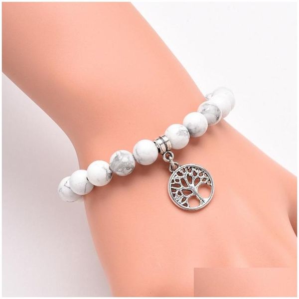 

beaded 7 chakras beaded bracelets natural stone beads strands bracelet lava agate stones jewelry drop delivery dhuzi, Black