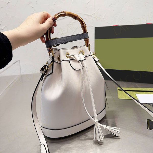 

bamboo bucket bags design luxurys women handbags bamboo handle cluth bag crossbody ladies totes with box