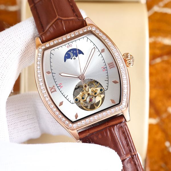 

watch automatic mechanical movement watches men wristwatch 42mm business designer wristwatches stainless steel montre de luxe, Silver