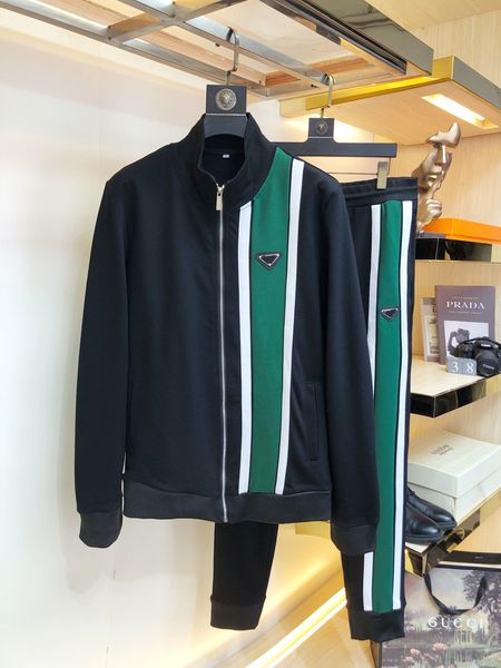 

men's tracksuits autumn and winter 2023 men's high-end fashion leisure long sleeve new outdoor sports suit 88 quality, Gray