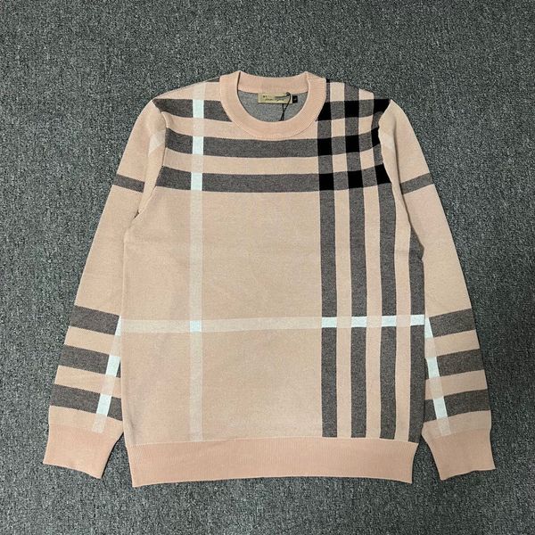 

men's sweaters designer wool knitting crew oversized soft warm pullovers sweater jumpers letters embroidery mens womens couples autumn, White;black