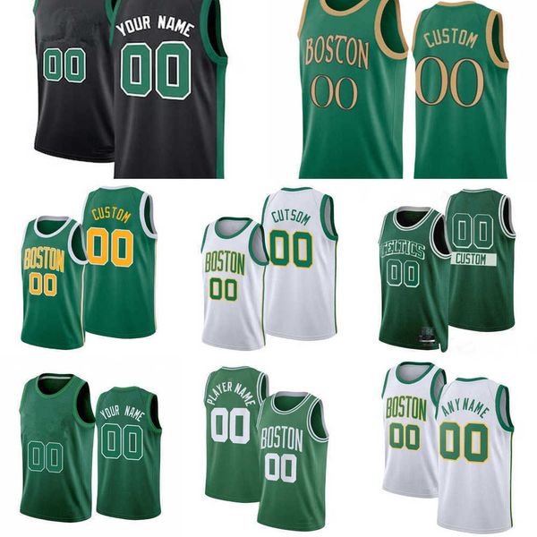 

basketball jerseys 75th custom men women youth boston''celtics''jayson 0 tatum al 42 horford jaylen 7 brown marcus 36 sm, Black;red