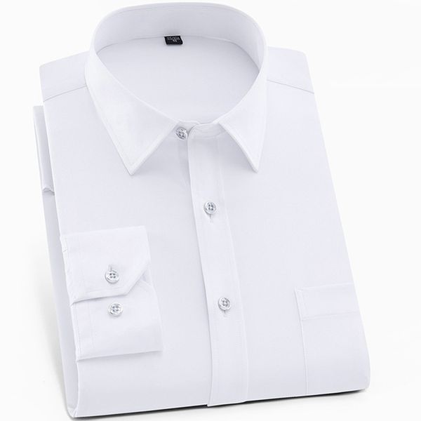 

Wrinkle resistant iron free shirt for men Long sleeve young and middle-aged whitet business casual white, Red