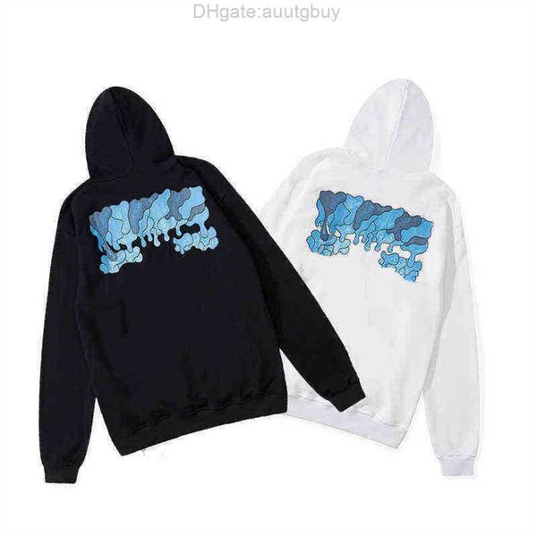 

ow mens hoody sweatshirt designer off embroidered hooded sweater men women hip-hop loose oversize pullover coat us sizedm7i, Black