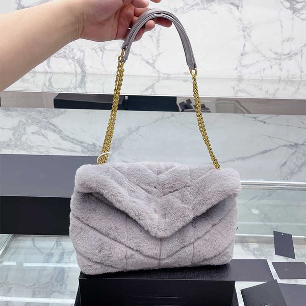 

evening bags women retro luxurys designer bags loulou handbag men 2022 lady shoulder bag crossbody the tote plush winter purses chain cross