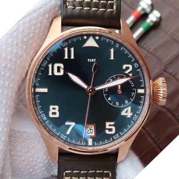 

designer luxury automatic mechanical men oemg iw500909 46mm cowhide strap ceramics dial replica men's watches 4tbc, Slivery;golden