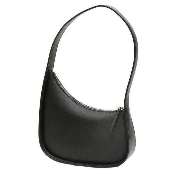 

designer the row commuter bags leather same shoulder bag design high class summer texture half moon underarm