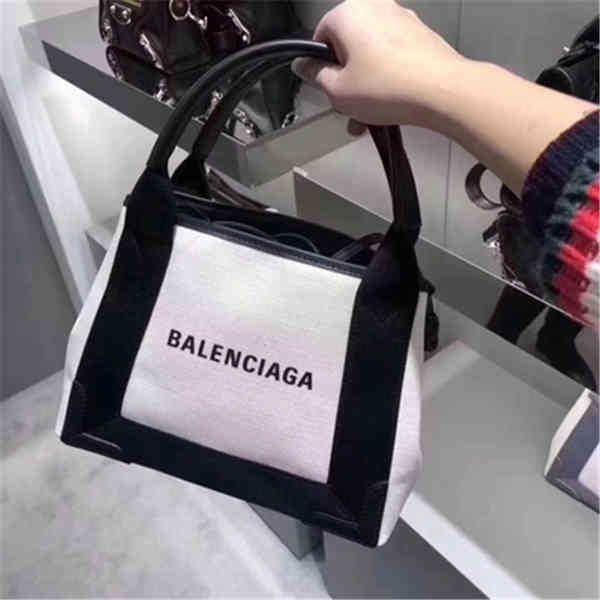 

bag balencaigass paris canvas b designer cabas female steamed stuffed bun mother portable single messenger beach shoulder crossbody bag ixne