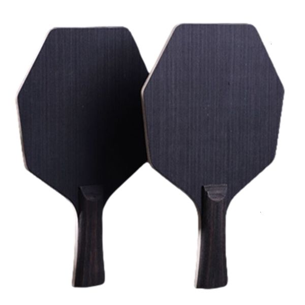 

table tennis raquets cybershape hexagon pure wood bony material blade 5 layers popla racket for trainning 221121