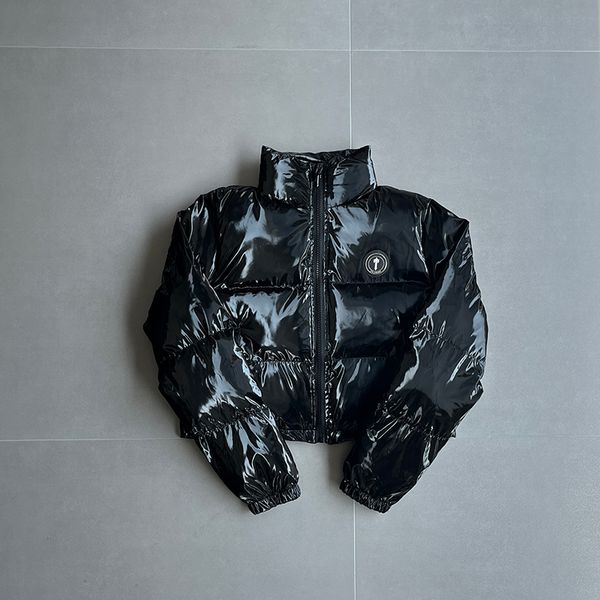 

trapstar women jacket irongate stand collar puffer trapstar jacket bright black coat uk high street, Black;brown