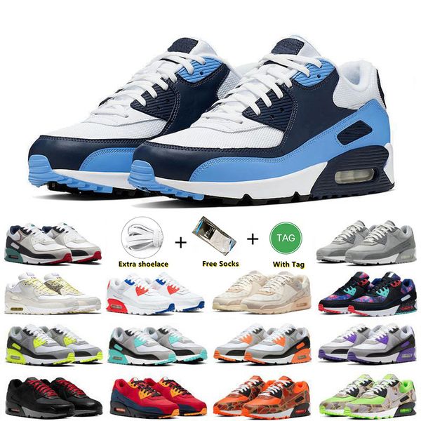 

designer mens 90s running shoes 90 triple black white gum red cool grey usa unc blue void ultra 2.0 essential men women sports sneakers 36-4