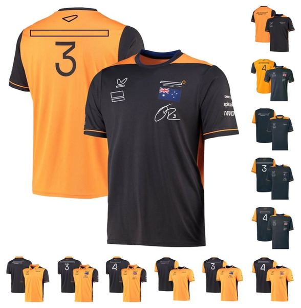 

new f1 t-shirt 2022 short sleeve racing suit leisure sports quick-drying motorcade suit