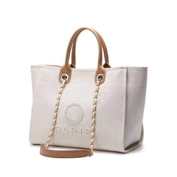 

women's classic luxury evening bags ch brand canvas handbag fashion pearl beach hand bag designer female large backpack small packs por
