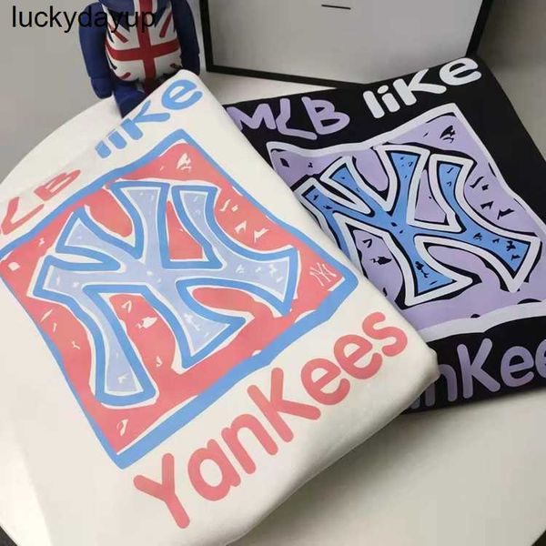 

men's hoodies sweatshirts designer mlb graffiti pattern print couple cotton crew neck sweatshirt fashion streetwear hoodie, Black