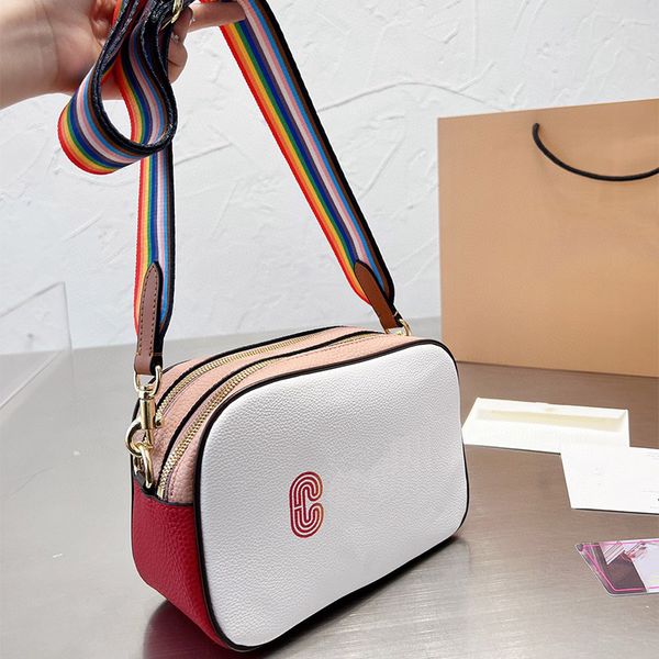 

luxury designer bags fashion handbags tote bag women shoulder crossbody bags colorful letter printing camera purses wholesale