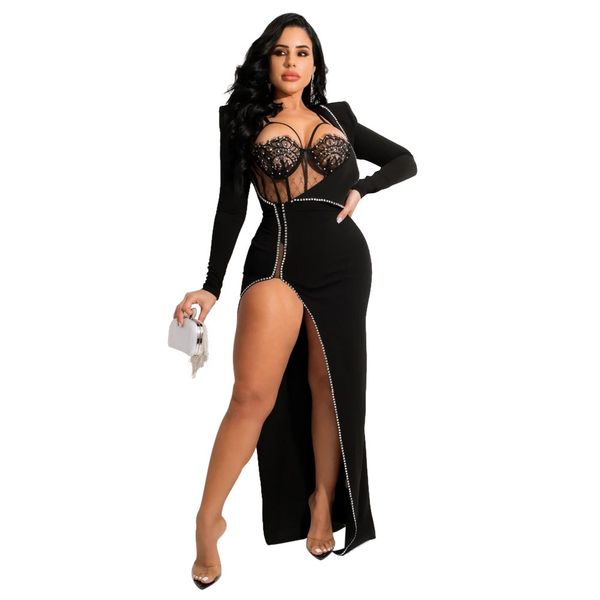 

two piece dress zoctuo women's suit lace set bodysuits with skirt elegant solid v neck official lady sets outfit 221122, White