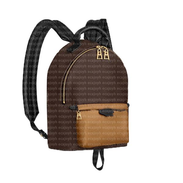 

designer bookbag classic mini backpack fashion luxury double straps student bag outdoor mountaineering knapsack purses ecajoyh