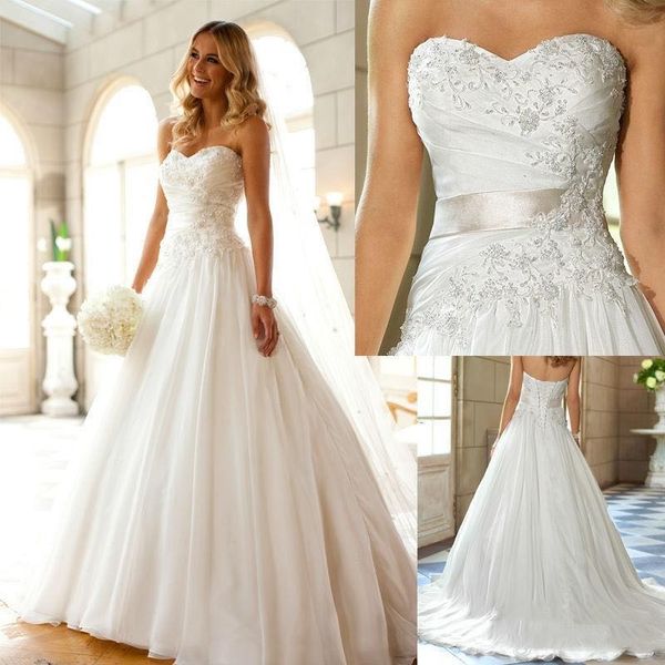 

arabic luxury ball gown wedding dress blingbling bead lace appliques princess bridal gown plus size vestido de noiva custom made, White