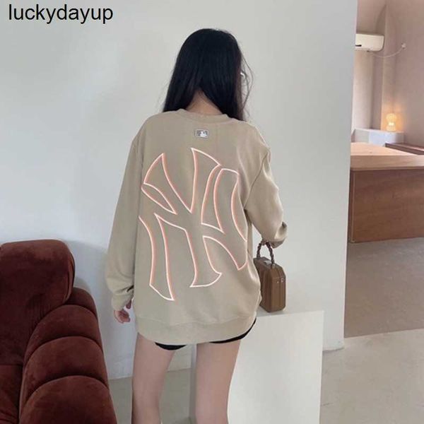 

men's hoodies designer sweatshirts 22 new winter couple's mlb large shadow hollow letter casual sweater streetwear hoodie, Black