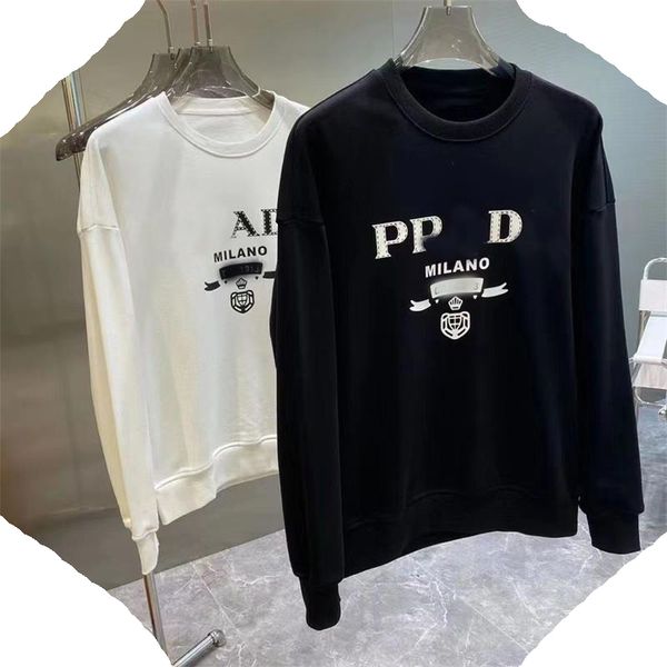 

mens fashion hoodies men designer hoodie casual pullover long sleeve loose fit womens sweaters size s-5xl, Black