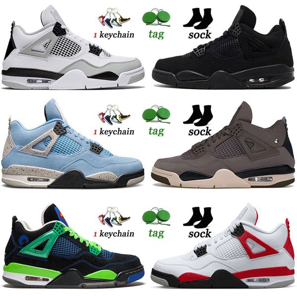 

2023 og men women 4 basketball shoes jorda 4 jumpman 4s mens sneakers military black cat offs white oreo infrared cactus jack university blu