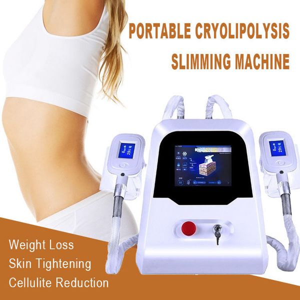 

2023 criolipolisis maquina fat ing slimming machine for cellulite reduction body sculpting with double chin cryo handle