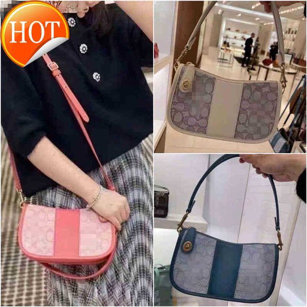 

designer luxury women bag coch handbag fashion inclined shoulder bags cc versatile purses cochs totes large capacity saddle coal wallet 7a q