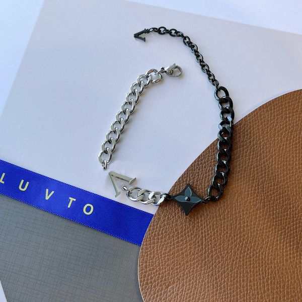 

exquisite luxurious design color mosaic square flower chain bracelets high-grade design bracelet selected women's jewelry fashion popul, Black