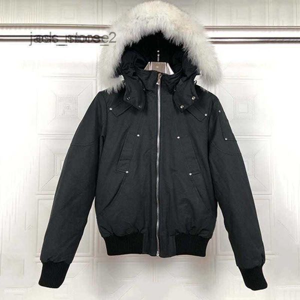 

men's down parkas 22ss casual mens moose jacket outwear outdoor doudoune man winter coat jackets knuck2 y8fo, Black