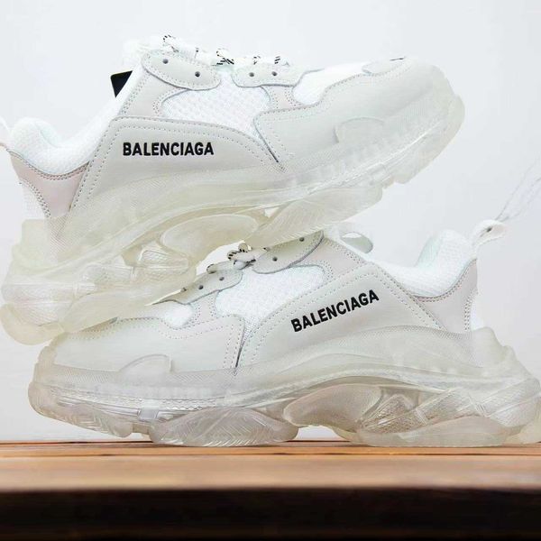 

designer balencigas sneakers casual shoes paris daddy one three generation air cushion crystal thick sole triples men's and women'
