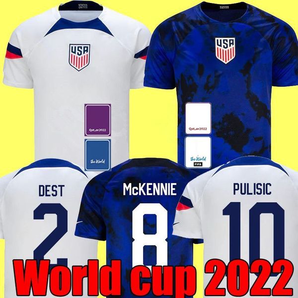 

2022 pulisic usa soccer jerseys united states national team mckennie reyna dest adams morgan yedlin aaronson rapinoe lloyd football shirt me, Black;yellow