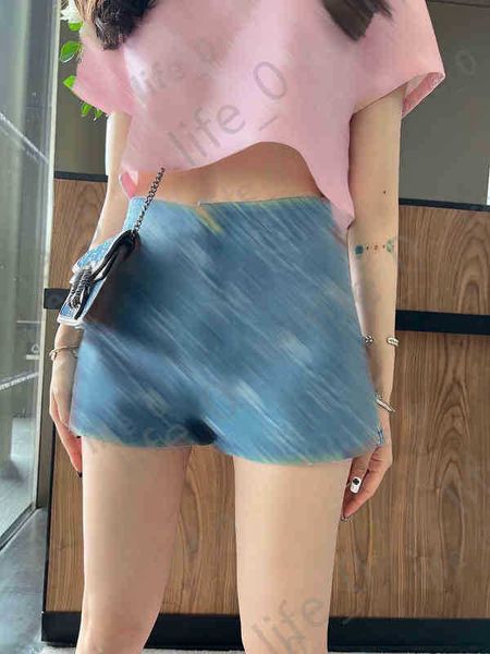 

women y shorts luxury summer fashion joint logo print wash denim shorts designer clothing for women, White;black