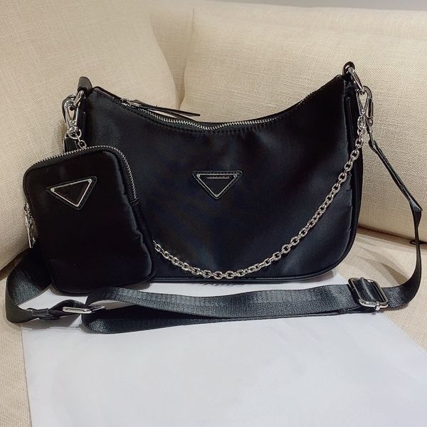 

5a designer tote shoulder bags duffle nylon leather famous handbag lady chain crossbody bag wallet hobo canvas purse messager fashion style