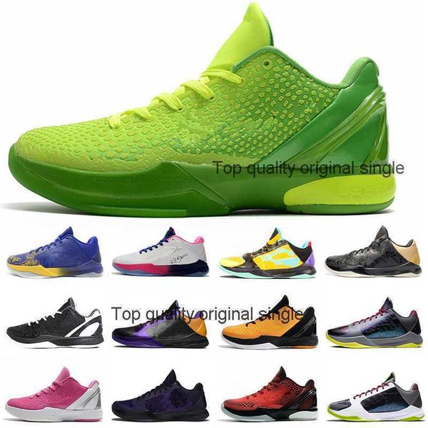

basketball shoes sports sneakers green apple volt crimson athletic forever black white 2021 6 protro zoom 5 grinch mamba size eu40-46