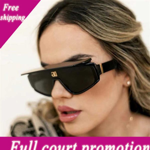 

designer sunglasses 2022 new large frame sunglasses women's fashion ins same toad dg6177, White;black
