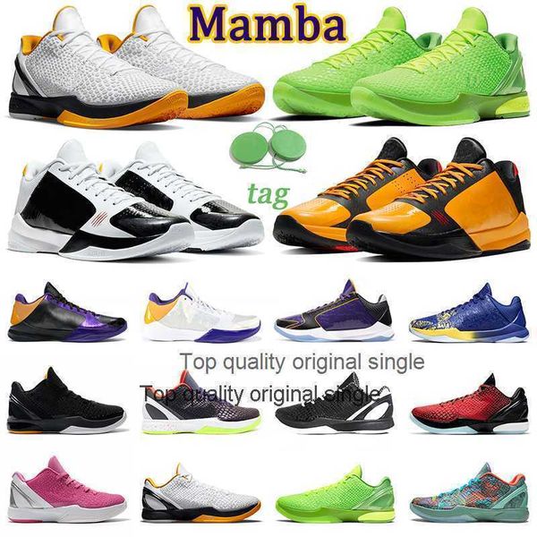 

basketball shoes mens trainers sports sneakers white alternate bruce lee blackout lakers purple mamba men 6 protro grinch del sol mambacita