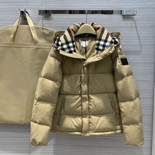 

down jacket designer vest for men women parker winter warm hooded coat parkas cotton sleeve detachable size, Black