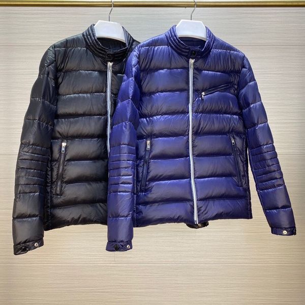 

22ss french luxury mens down jacket stylist coat parka lightweight solid color winter jackets men women feather overcoat 12345, Black